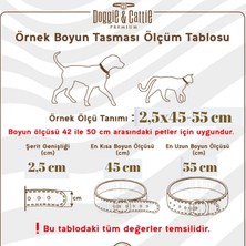 Doggie Gerçek Deriden Boğma Zincirli Köpek Boyun Tasması Kahverengi 2,5X45-55 cm