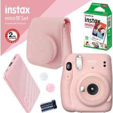 Instax Mini 11 Pembe Fotoğraf Makinesi ve Powerbank Set 3