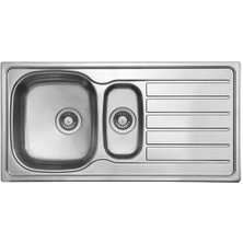 Ukinox Hypnos 100 Dekorlu Sağ Damlalıklı Evye