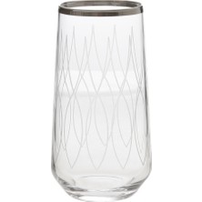 Paşabahçe West Glass Allegra 6'lı Platin Kaplama Su Bardağı