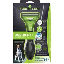 ‎Furminator Furminator Kısa Tüylü Köpek Tarağı Small Ergonomik Tasarım ile Tüy Dökülmesini %99 Azaltır
