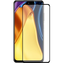 Kzy Xiaomi Poco M3 Pro Tam Kaplayan Temperli Ekran Koruyucu Cam
