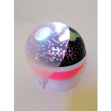 Mobgift Küre Star Master Projeksiyon Gece Lambası (Pembe)