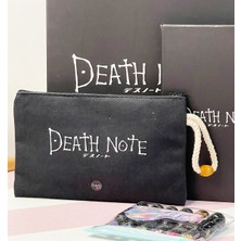 Giftmoda Death Note Tasarımlı Sekreterlik Kalemlik Lastikli Defter ve Galaxy Kalem