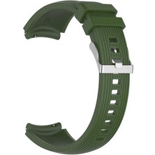 Nezih Case Samsung Gear S3 Uyumlu 22MM Silikon Kordon NO10