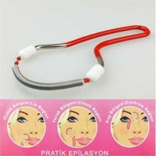 Skygo Kırmızı Kaş Bıyık Alma Aleti Yüz Tüy Yayı