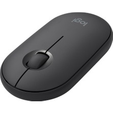Logitech M350 Pebble Sessiz Kablosuz Kompakt Mouse - Siyah