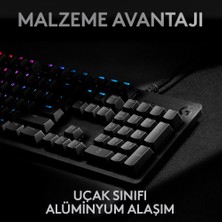 Logitech G G513 LIGHTSYNC RGB Mekanik Türkçe Oyun Klavyesi - Siyah