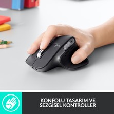 Logitech MX Master 3 Gelişmiş Profesyonel Kablosuz Mouse - Açık Gri