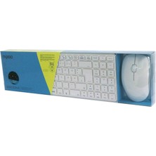 Logitech 9300M Çok Modlu Ultra Ince Kablosuz Türkçe Klavye Mouse Set Beyaz