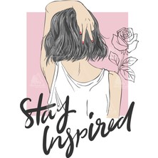 Art Pap Stay Inspired - Ilham Sticker