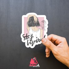 Art Pap Stay Inspired - Ilham Sticker