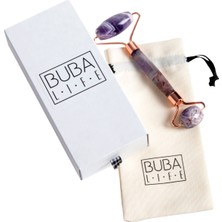 Buba Life Ametist Doğal Taş Face Roller Masaj Aleti