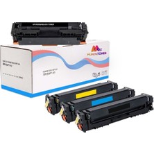 Colorful Toner LBP-663CDW Uyumlu 4 Renk Muadil Toner Chipsiz CRG055X