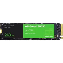 Wd 240GB Green SN350 WDS240G2G0C 2400-900MB-s PCIe NVMe M2 SSD Harddisk