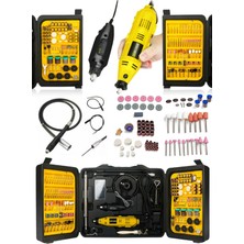 Graizer Alman S-26 400 Watt 350 Parça 60.000 Rpm 6 Kademe Devir Ayarlı Hobi Gravür Seti Mini Taşlama Makinesi