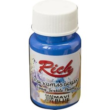 Rich Opak Kumaş Boyası 50  cc 3006 Mavi
