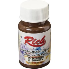 Rich Opak Kumaş Boyası 50  cc  3011 Kahverengi