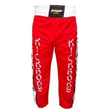 Pars 1701 Nakışlı Kick Boks Pantolonu Kırmızı