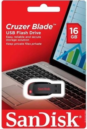 Sandisk Cruzer Blade 16 GB Flash Bellek SDCZ50-016G-B35