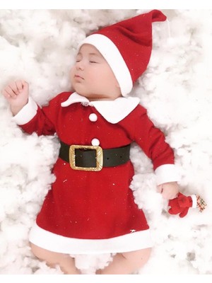 Hippo Bebe Bebek Market Noel Anne Bebek Çocuk Noel Baba Yılbaşı Kostüm