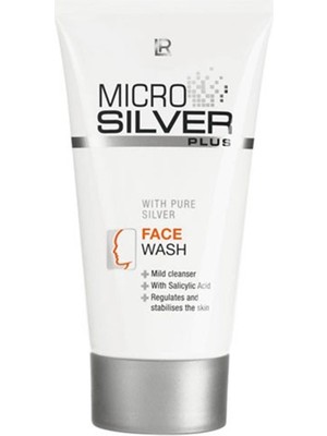 Lr Microsilver Yüz Yıkama Kremi 150 ml Sivilceli Cilt Tipi İçin Arındırıcı Çinko İçerikli
