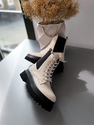 BeBeQ Mons Bej Mat Kalın Tabanlı Kadın Bot