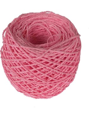 Angel Çanta Akssesuar Sarılmış Kağıt Ip Mercan Renk 100 Gram