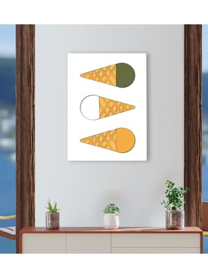 Bk Gift Cafe & Bar & Restaurant Konseptli Kanvas Tablo 30X50CM-58