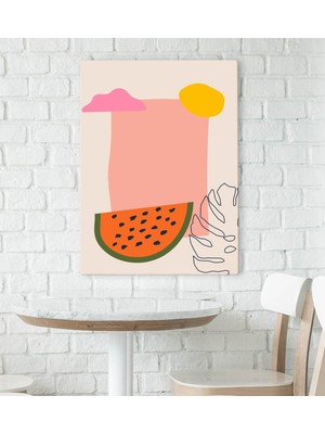 Bk Gift Cafe & Bar & Restaurant Konseptli Kanvas Tablo 70X100CM-55