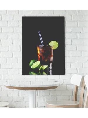 Bk Gift Cafe & Bar & Restaurant Konseptli Kanvas Tablo 70X100CM-46