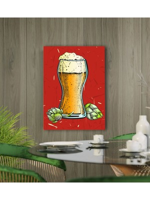 Bk Gift Cafe & Bar & Restaurant Konseptli Kanvas Tablo 50X70CM-35