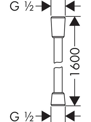 Hansgrohe Isiflex  Duş Hortumu 160 cm HNG28276990