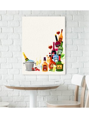 Bk Gift Cafe & Bar & Restaurant Konseptli Kanvas Tablo 70X100CM-37