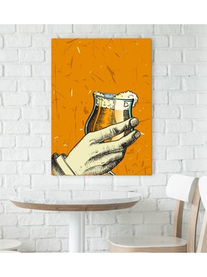 Bk Gift Cafe & Bar & Restaurant Konseptli Kanvas Tablo 70X100CM-32