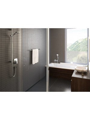 Hansgrohe Croma Select E Duş Askı Seti 1 Jet, 125 cm Duş Hortumu ile HNG26424400