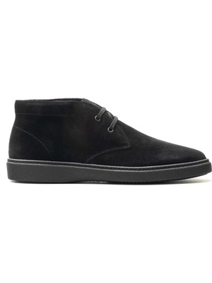 Frau Siyah Erkek Bot 19A5  Frau Waxy Desert Boot Suede Black