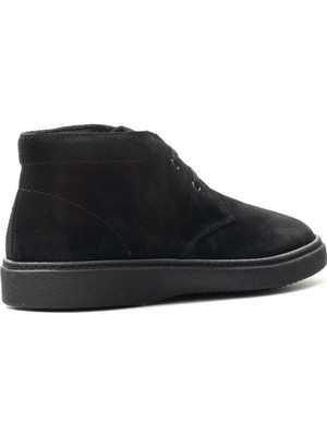 Frau Siyah Erkek Bot 19A5  Frau Waxy Desert Boot Suede Black