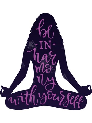 Art Pap Believe Yourself - Yoga Sticker