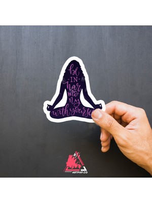 Art Pap Believe Yourself - Yoga Sticker