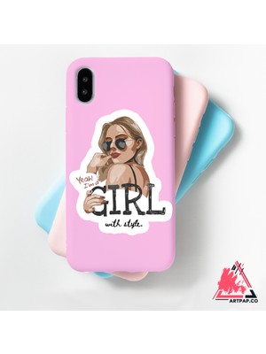 Art Pap Yeah I'm A Girl Sticker