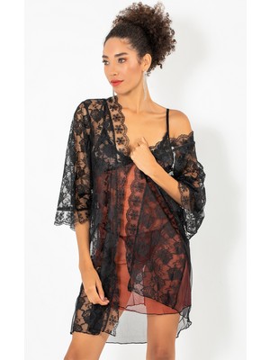 Miorre Phevos 3'lü Gecelik ve Sabahlık Takımı