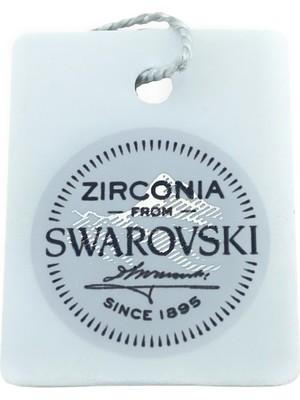 MaGümüş Swarovski Sertifikalı Tektaş 925 Gümüş Yüzük