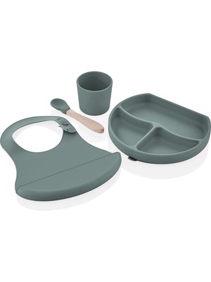 Babyjem Silikon Beslenme Seti Mint