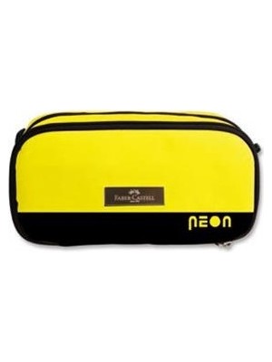 Faber Castell Extra Space Kalem Çantası Neon Sarı