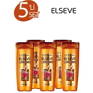 5'Li 6 Mucizevi Yağ Bakım Şampuanı Hassas Saçlar İçin Nemlendirici 360 ml Set