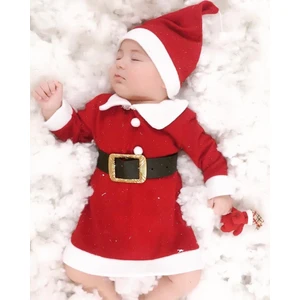 Hippo Bebe Bebek Market Noel Anne Bebek Çocuk Noel Baba Yılbaşı Kostüm
