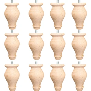 Kubbehan - Koltuk Baza Ayağı -12'Li Set Uzunluk 8 Cm  Çap 5.5 Cm