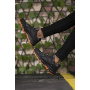 3D Rubber Trekking Ayakkabı Kısa Topuklu Koku Yapmayan İç Astar Füme Turuncu