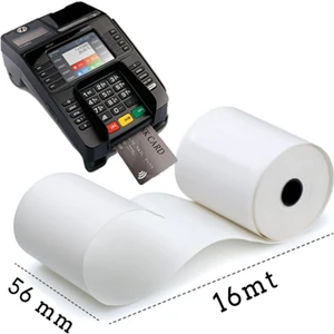 Termal Yazarkasa Pos Rulosu 100 Adet 10 Paket 56X16
